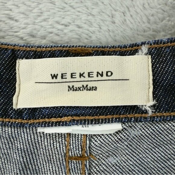 Weekend Max Mara Flared High Waist Women's Sz 29x29 Cotton Denim Jeans - Picture 11 of 14